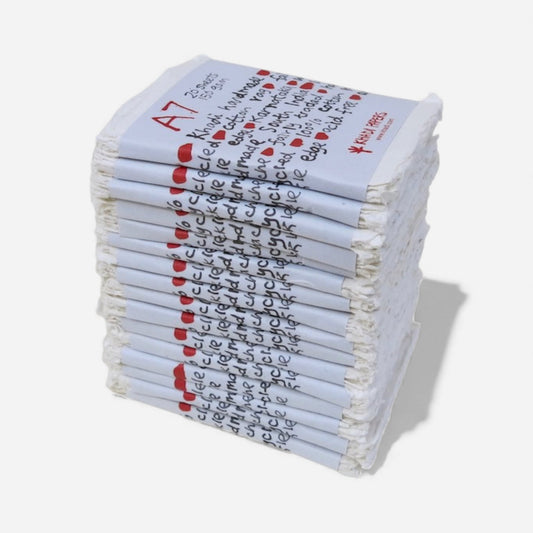 Khadi Paper Handmade 100% Cotton Rag Pack 20 Sheets