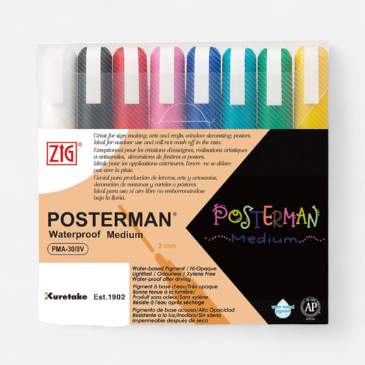 Kuretake ZIG® Posterman® Paint Markers Set