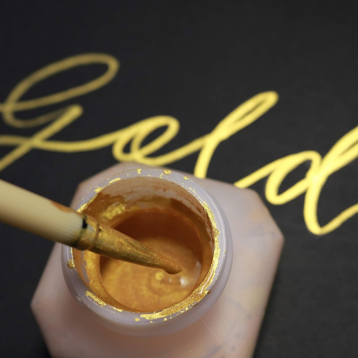 Kuretake Brilliant Gold Ink - Gold Mica 60ml