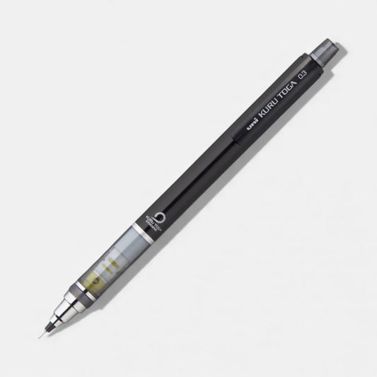 Uni Mitsubishi Pencil Kuru Toga 0.5mm Mechanical Pencil - Black