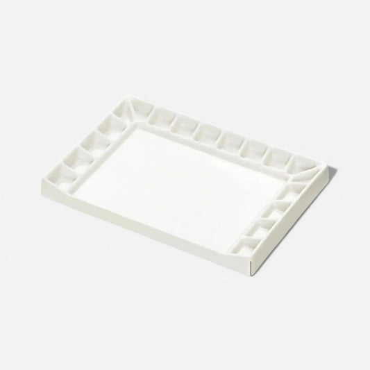 MEEDEN Porcelain Palette - 18 wells & 1 mixing well