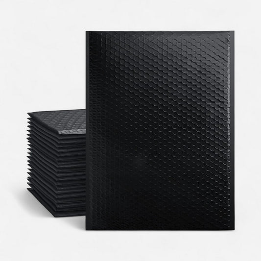 Black Envelope Padded Mailer Bag A3