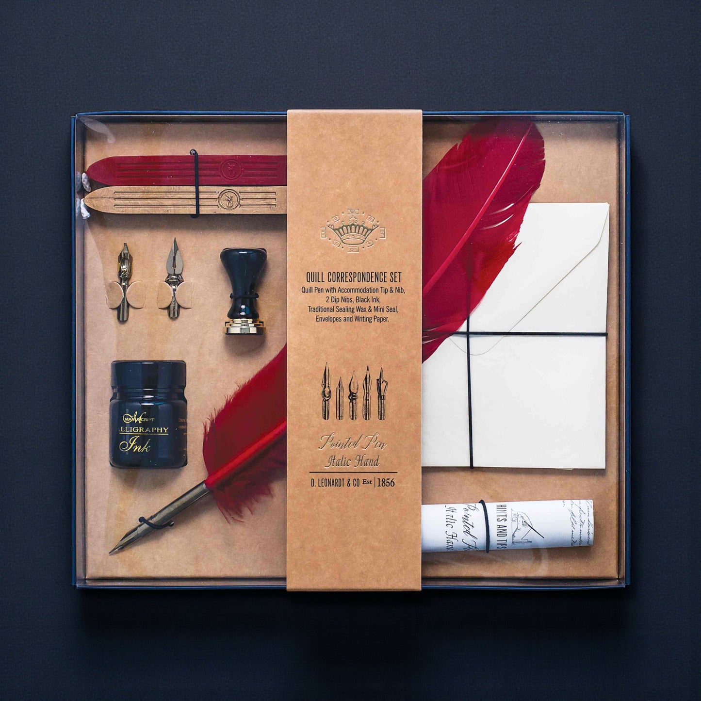 Manuscript Heritage Quill Correspondance Set
