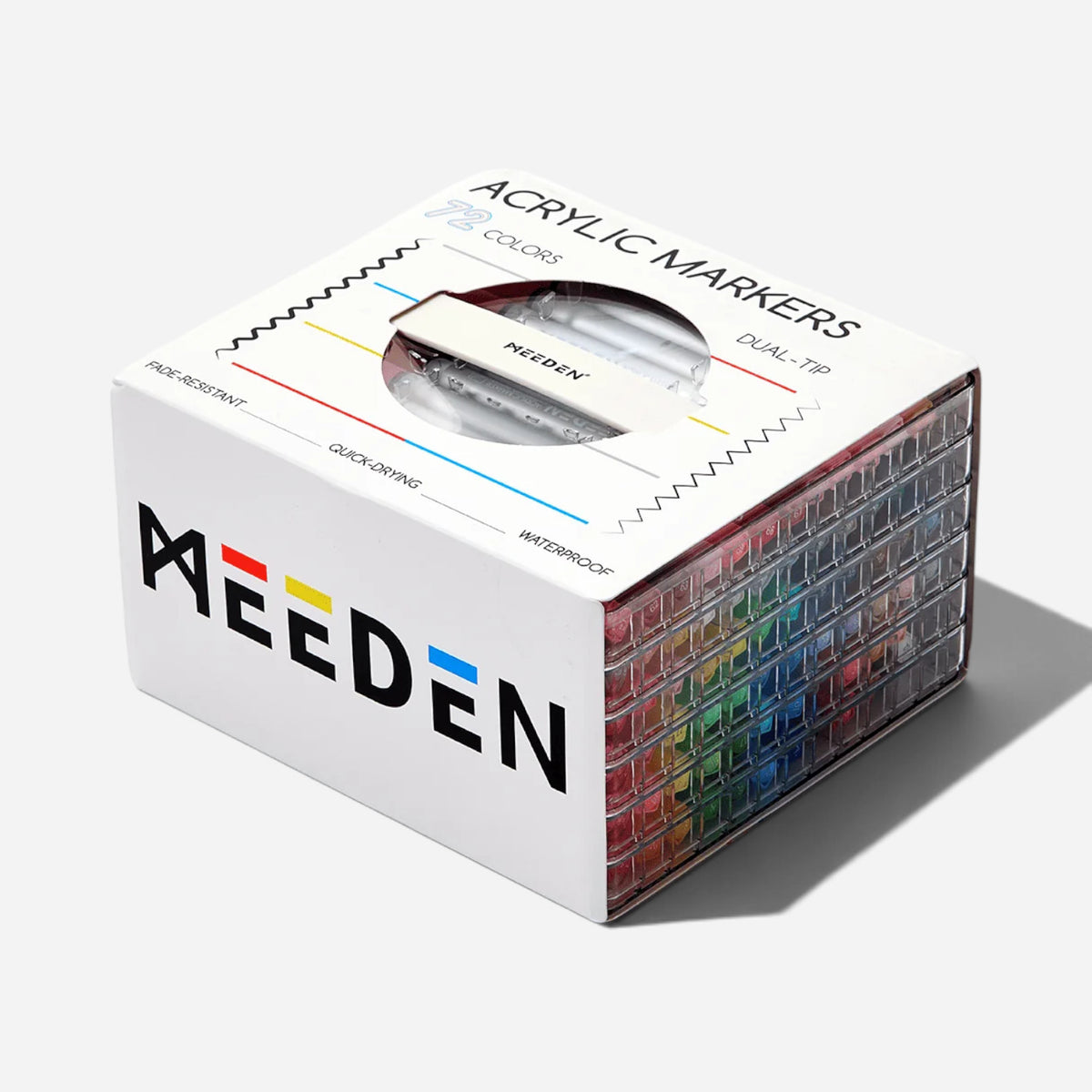 MEEDEN Acrylic Dual-Tip Marker Set in Carry Case