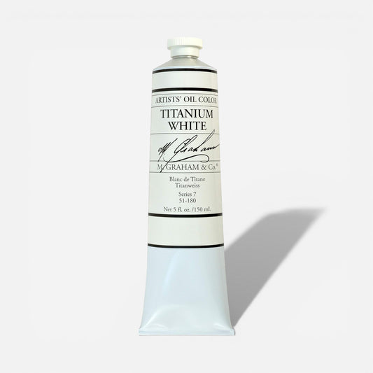 M Graham Oil Titanium White 150ml