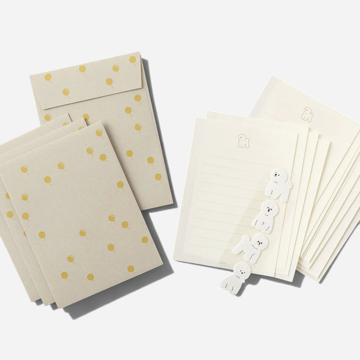 Midori® Letter Set Fluffy Animal Letter Sets