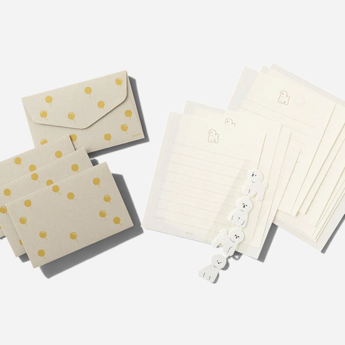 Midori® Letter Set Fluffy Animal Letter Sets