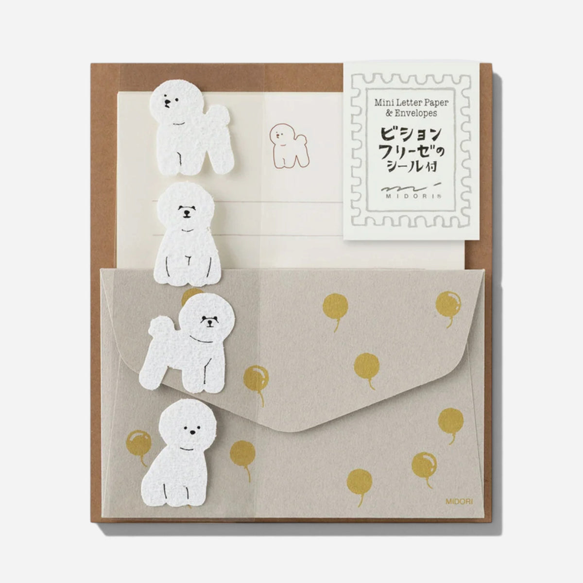 Midori® Letter Set Fluffy Animal Letter Sets