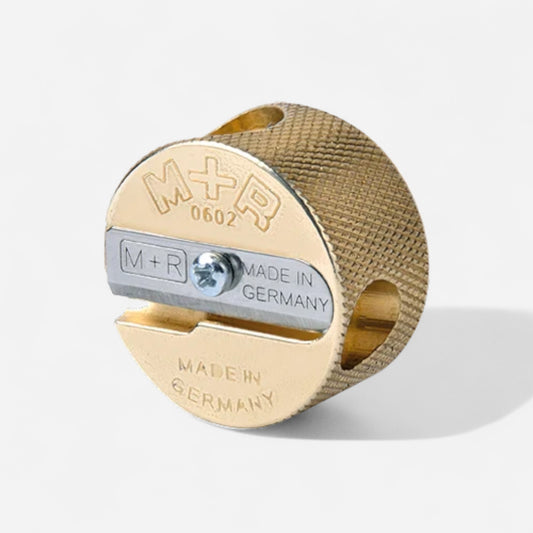 Möbius + Ruppert Double Barrel Brass Sharpener - Round