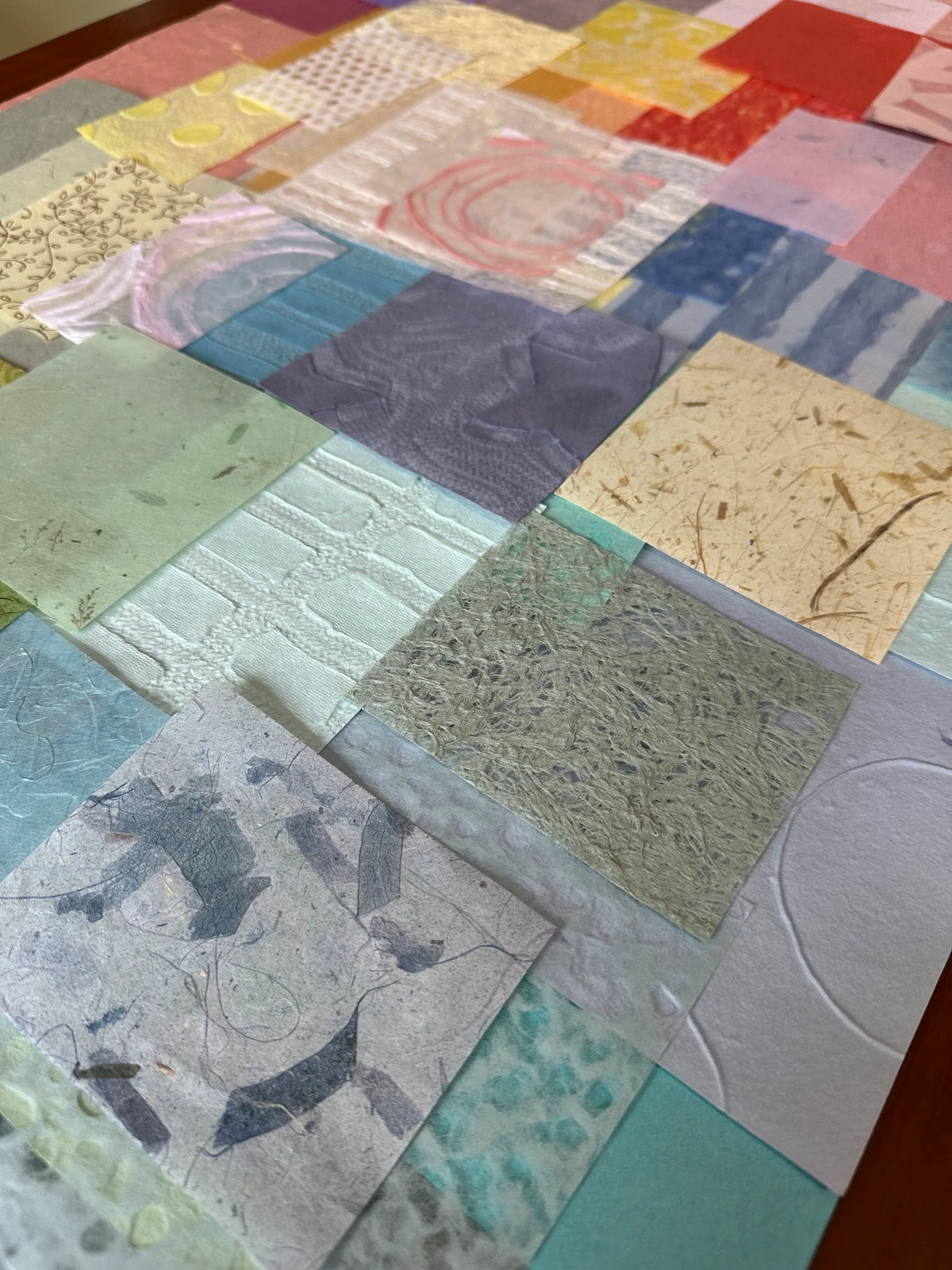 Kozo Studio Mulberry Paper Scrap Pack (100 Pieces) - Spring Pastel