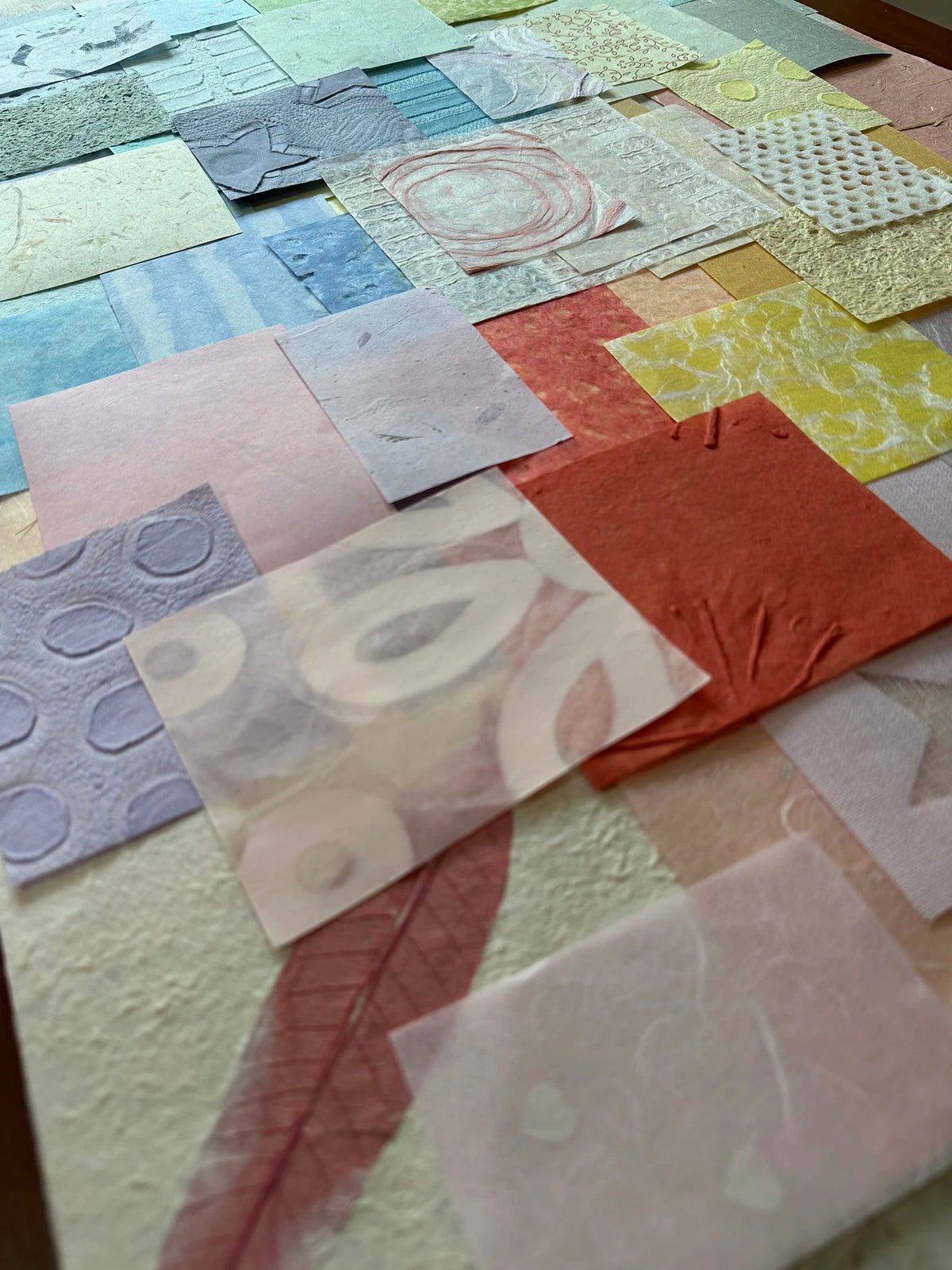 Kozo Studio Mulberry Paper Scrap Pack (100 Pieces) - Spring Pastel