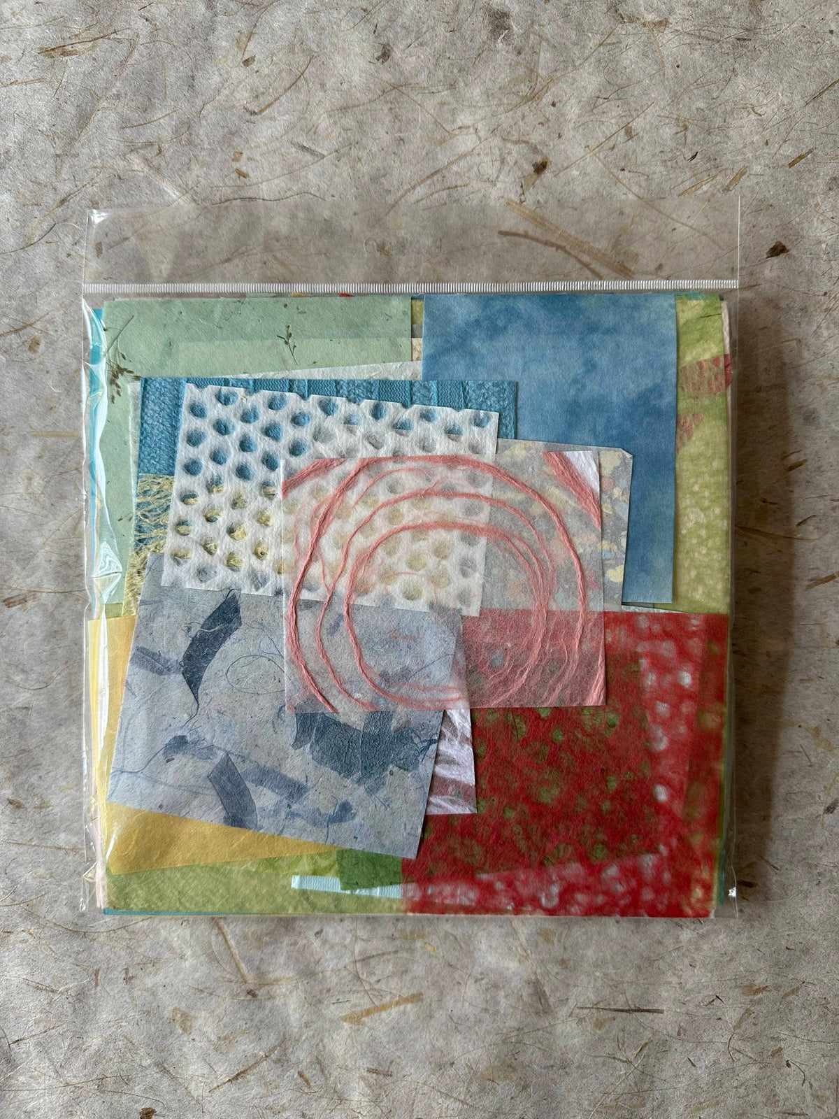 Kozo Studio Mulberry Paper Scrap Pack (100 Pieces) - Spring Pastel