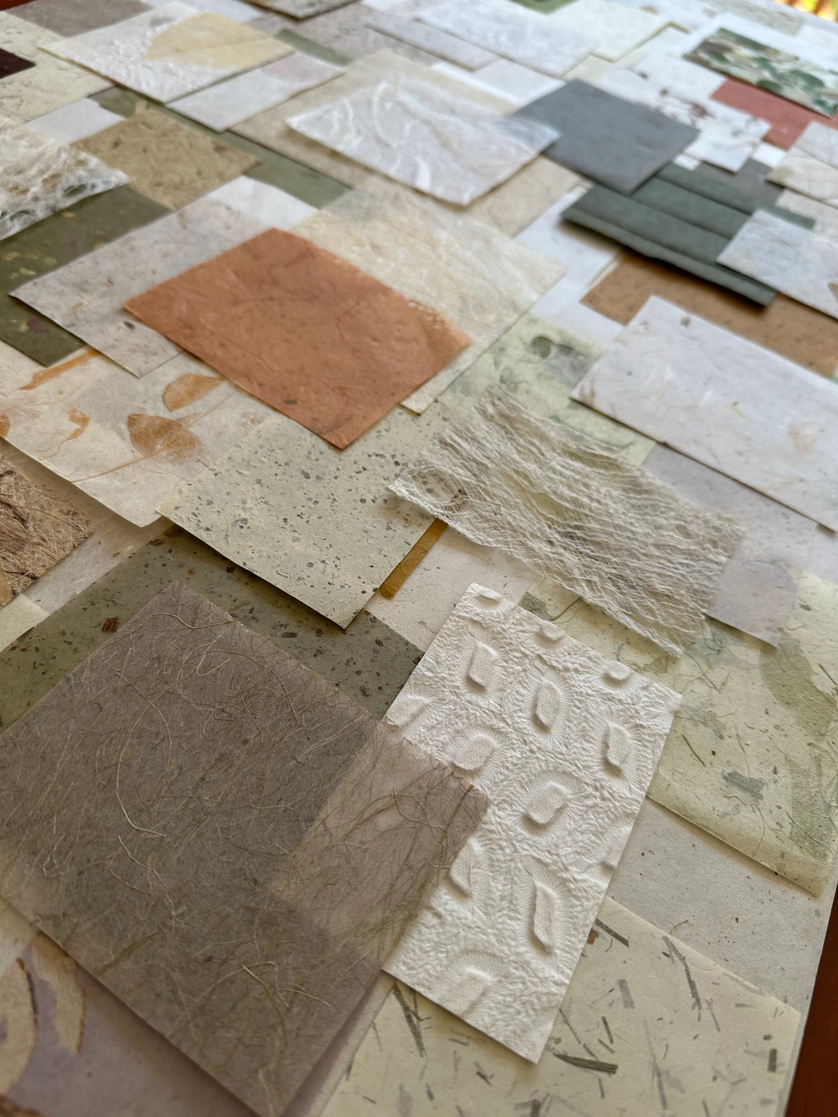 Kozo Studio Mulberry Paper Scrap Pack (100 Pieces) - Garden Grove