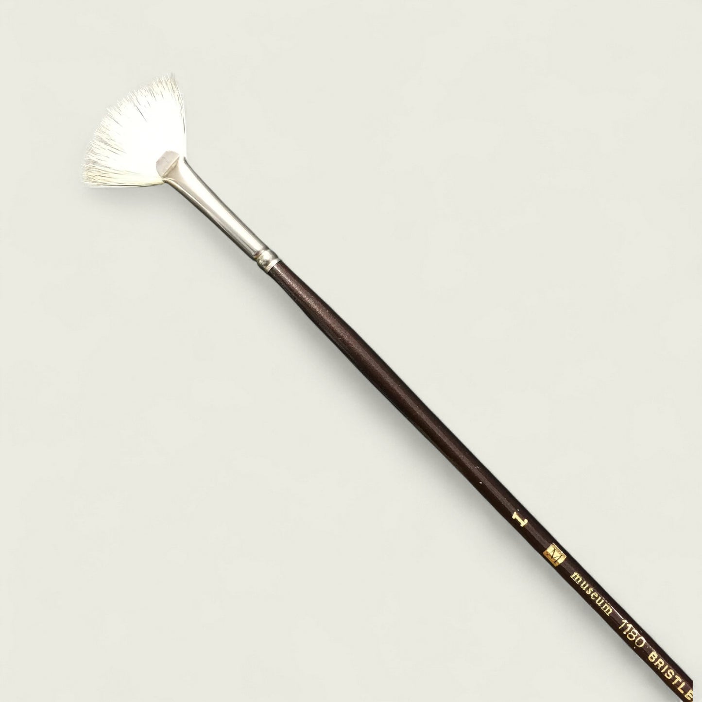 Museum S1180 Fan Brush Taklon/Hogs Bristle Blended Fibres