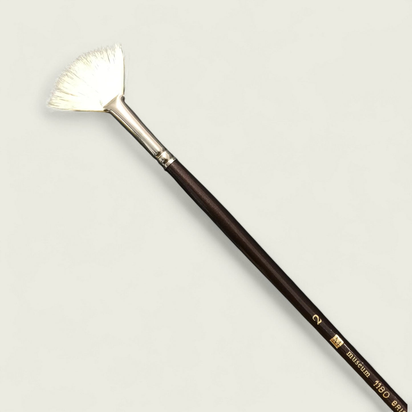 Museum S1180 Fan Brush Taklon/Hogs Bristle Blended Fibres