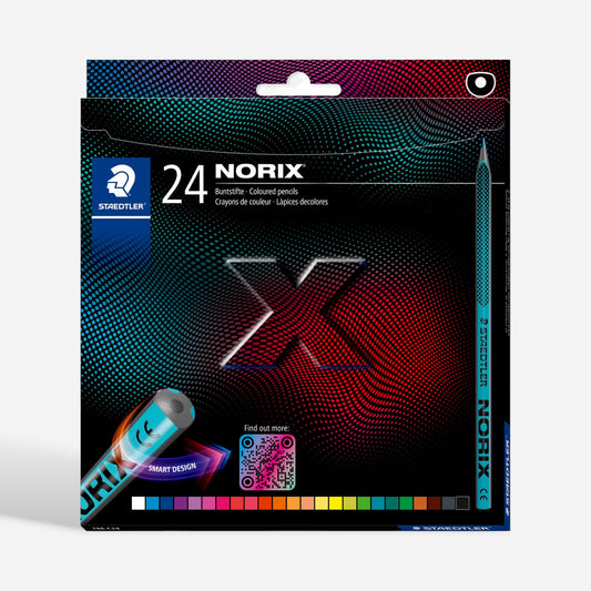 Staedtler NORIX Coloured Pencils - 24 pack