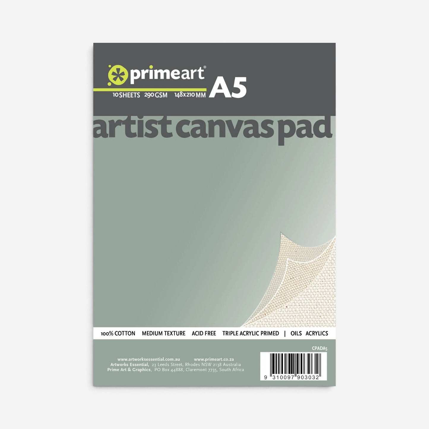 Primeart Artist Canvas Pad