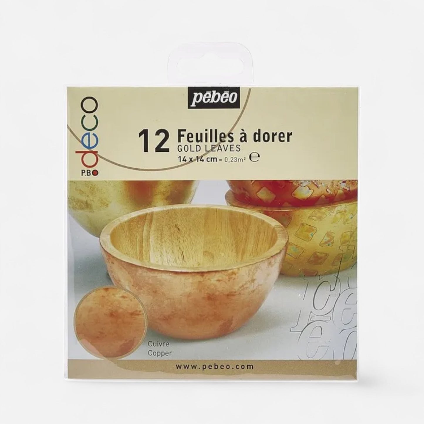 Pébéo Copper Leaf Gilding Pack of 12 sheets