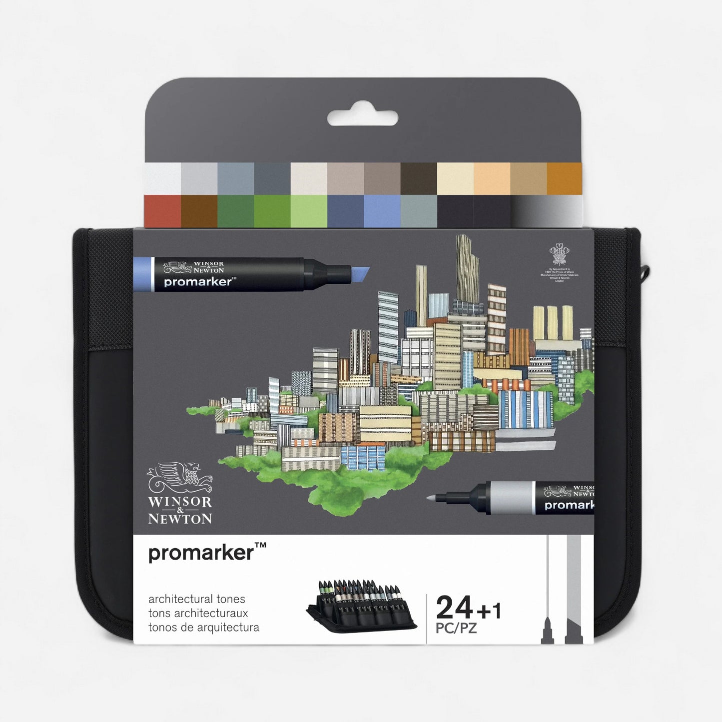 Winsor & Newton Promarker™ Set of 24+1 Architectural Tones