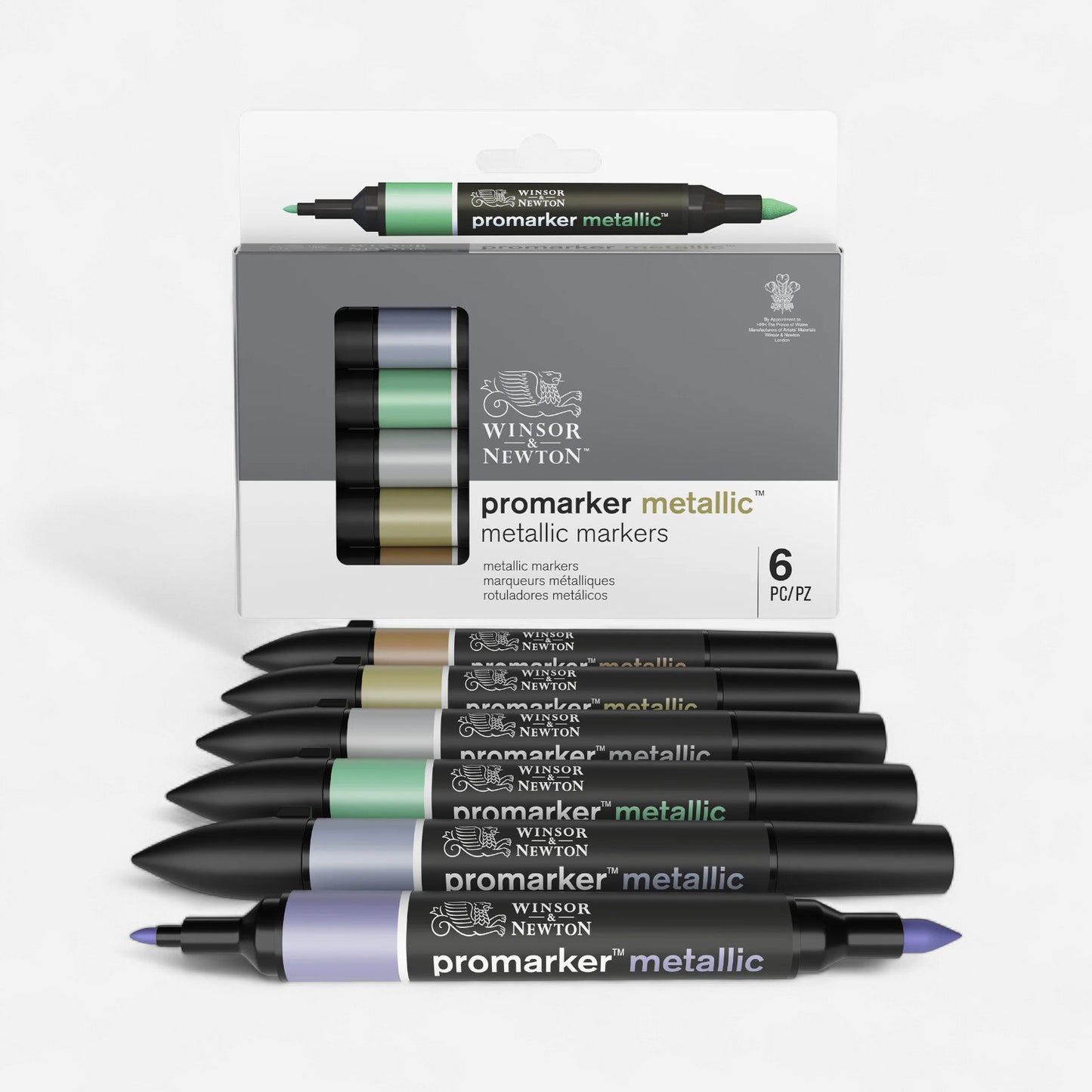 Winsor & Newton Promarker™ METALLIC Set of 6
