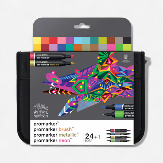 Winsor & Newton Promarker™ Set of 24+1 Mixed Set
