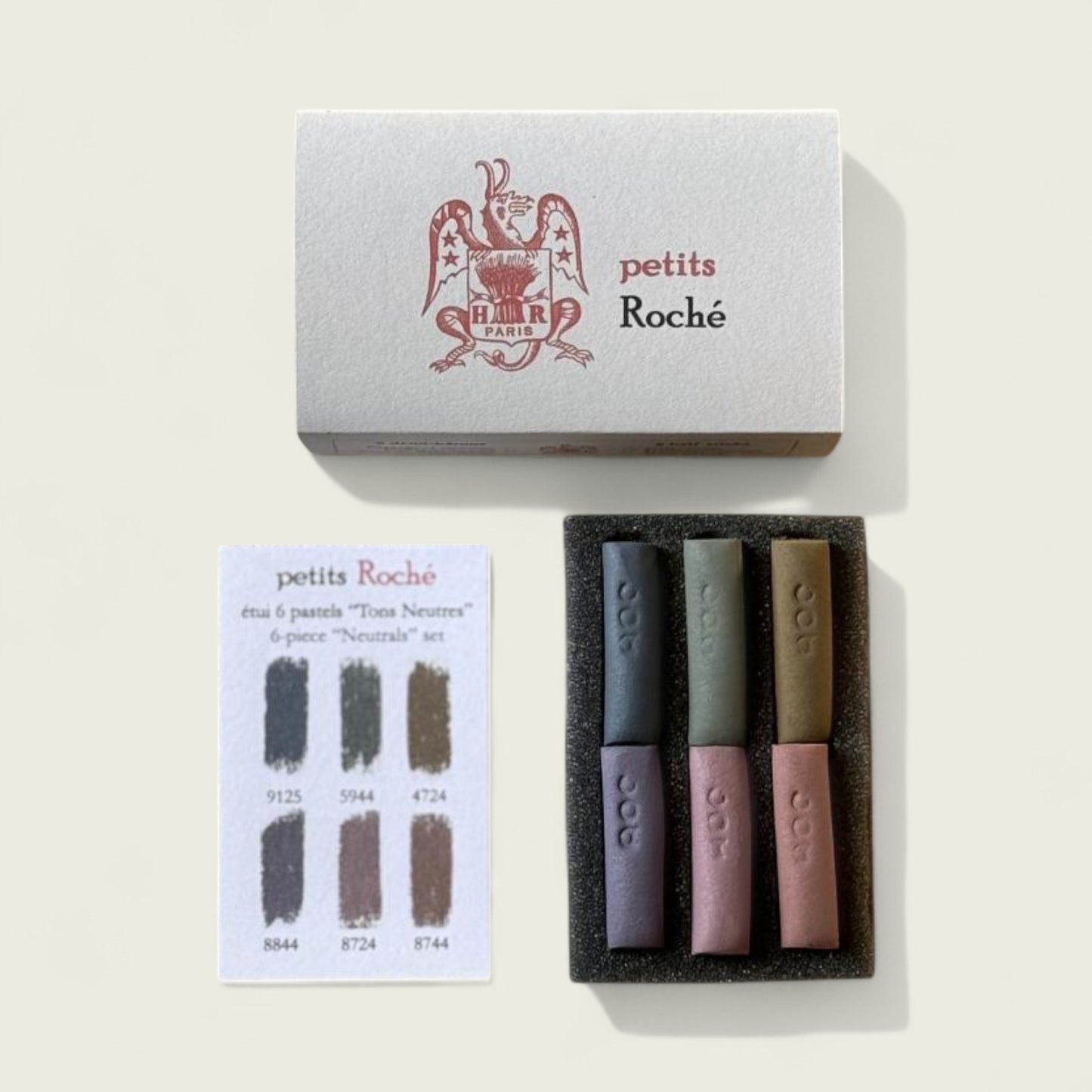 Henri Roché - Petits Roché 6 pcs set - 'Neutrals'