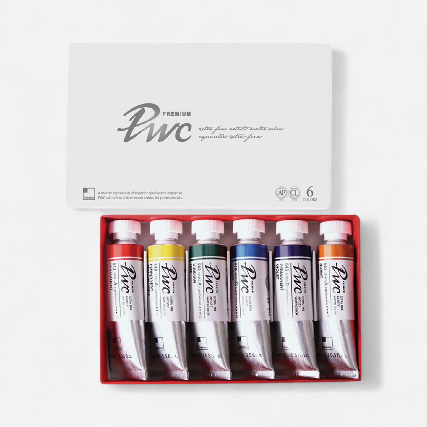 ShinHan Premium Watercolours (PWC) Extra Fine Set of 6 Colours