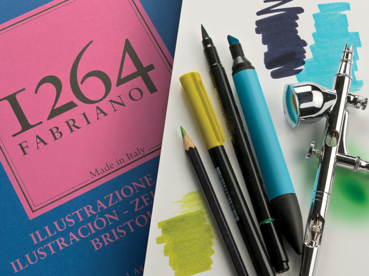 Fabriano 1264 Bristol Sketch Pad 200g