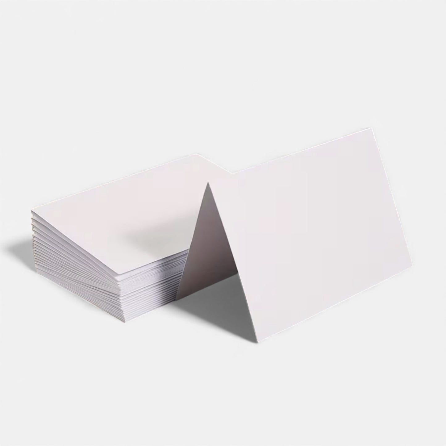 White Envelopes and Blank Watercolour Paper Card Set of 10