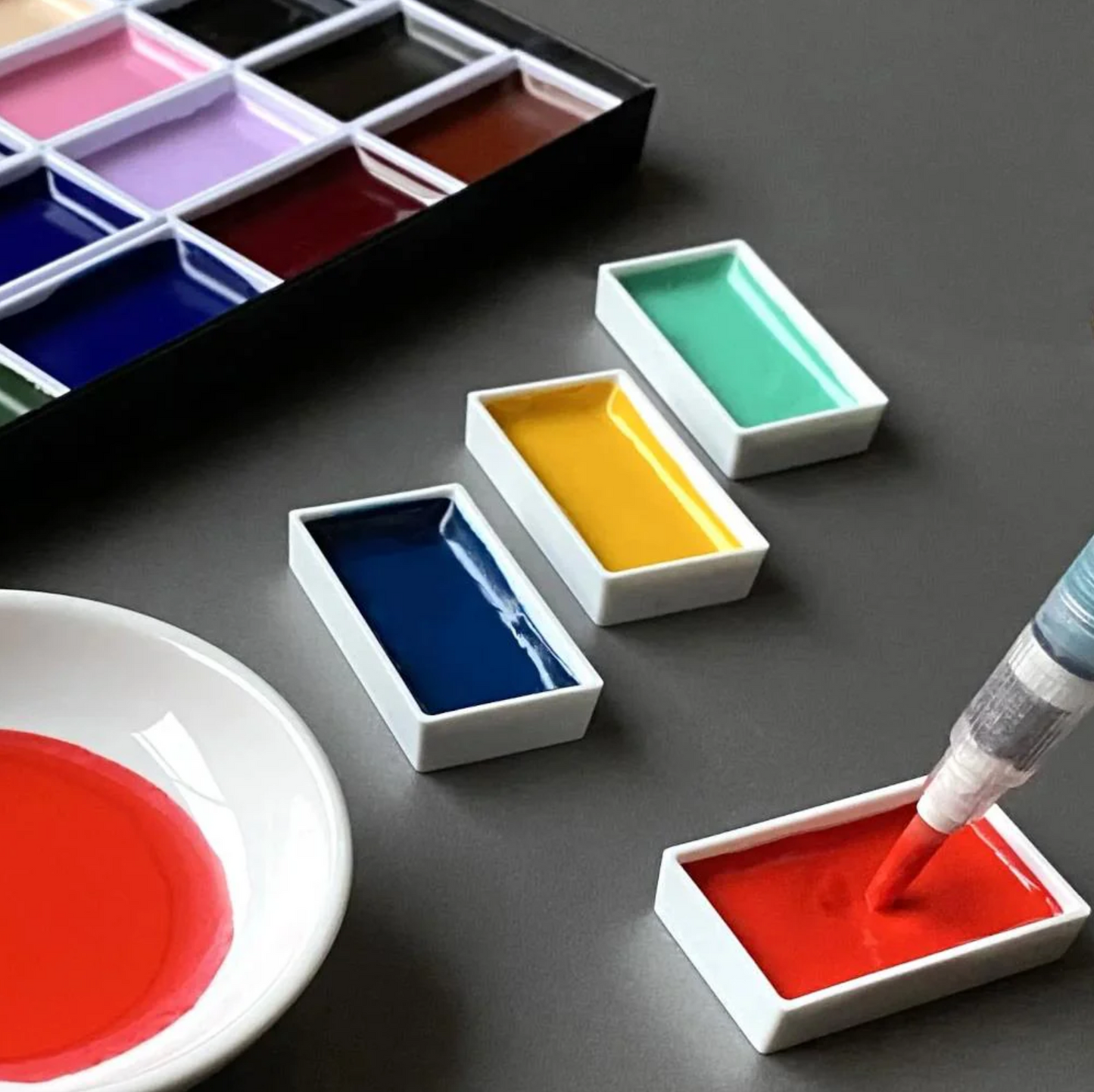 Kuretake GANSAI TAMBI™️ Watercolours - Single Pans