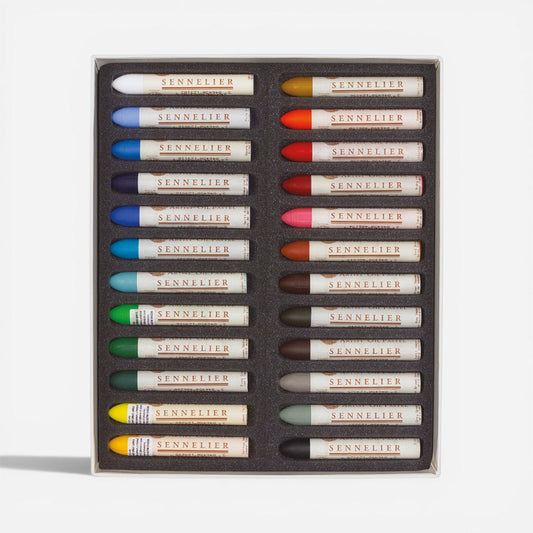 Sennelier Solid Oil Pastels 24 Assorted Colours