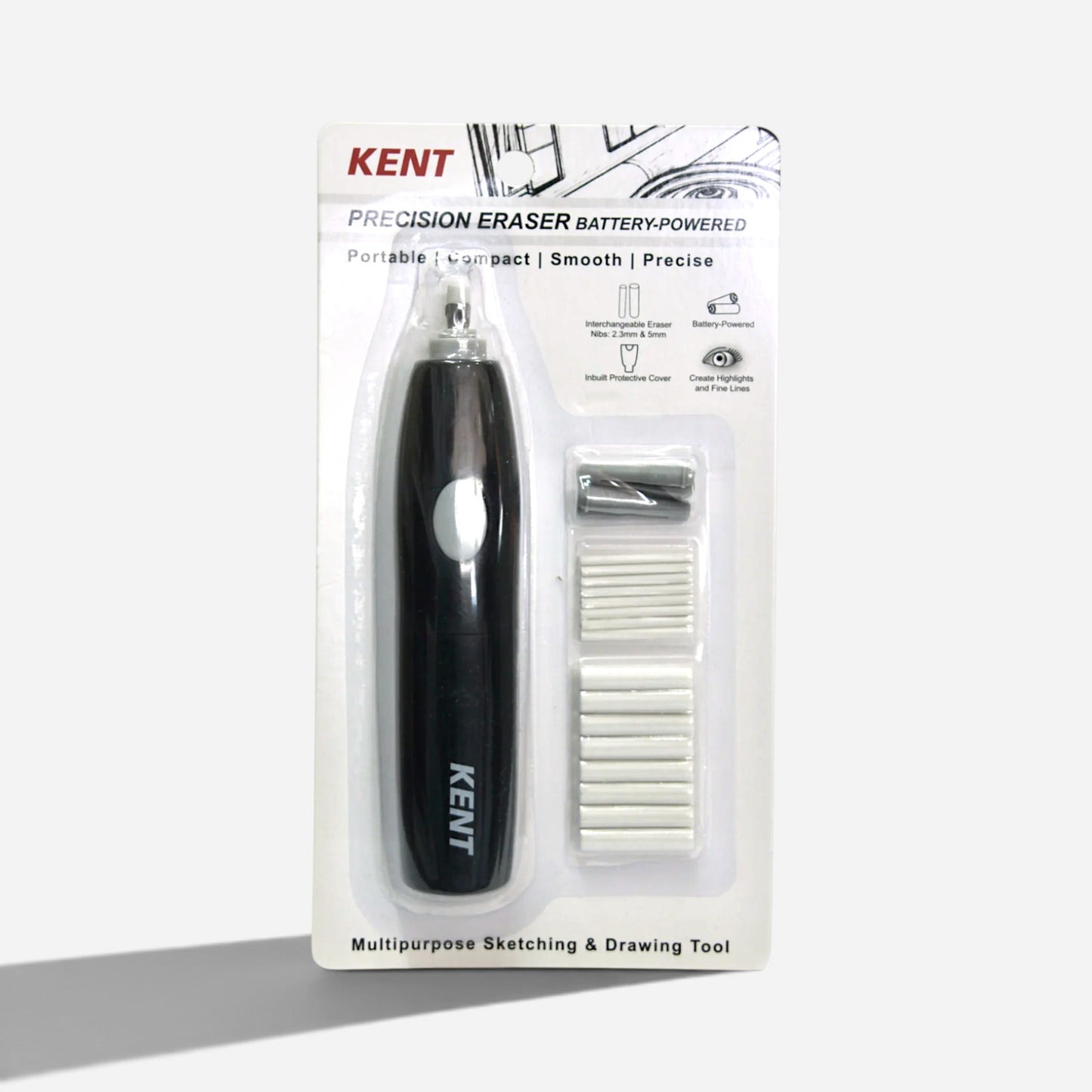 Kent Battery-Powered Precision Eraser