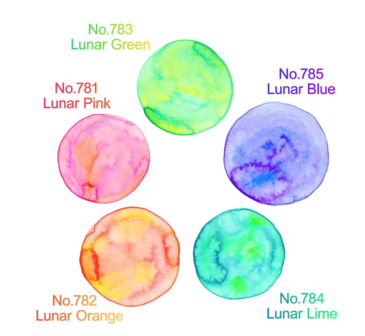 Kuretake Gansai Tambi™️ Granulating Watercolour Set III Lunar Colours