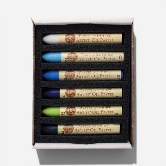Sennelier Solid Oil Pastels Set 6