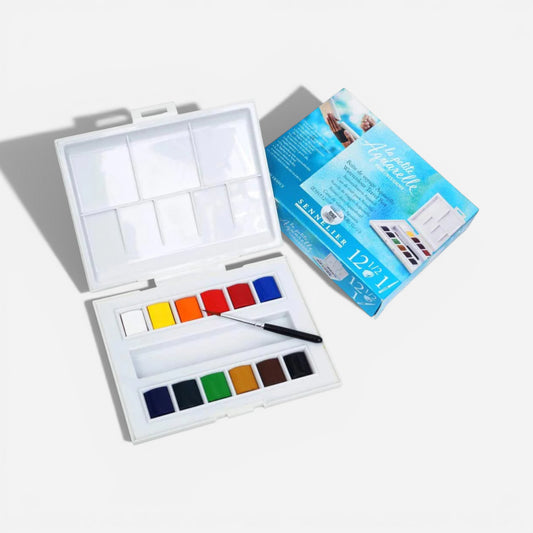 Sennelier La Petite Aquarelle Watercolour Travel Box