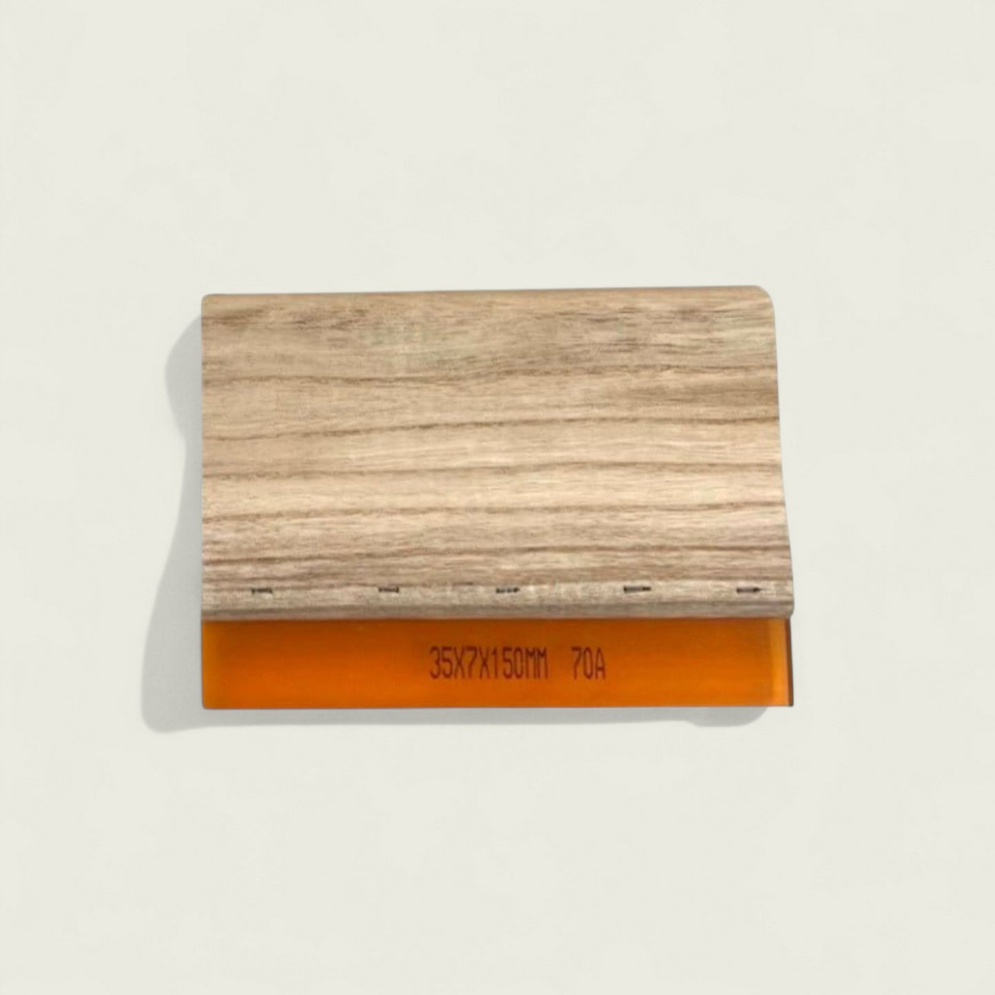 Wood & Rubber Screen Print Squeegee