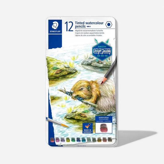 Staedtler® Tinted Watercolour Graphite Set of 12 Colours