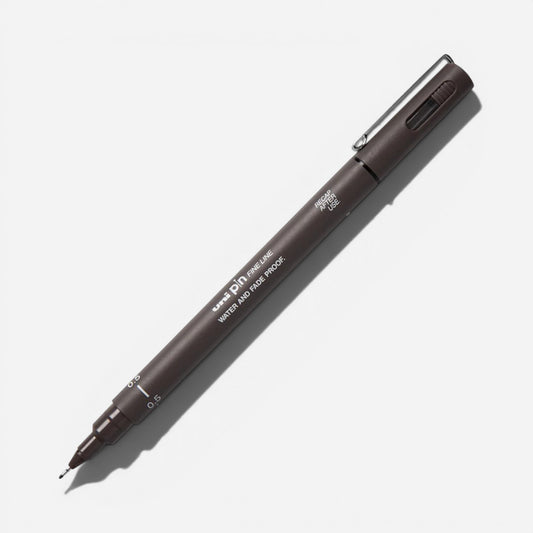 Uni Pin Fineliners Permanent Dark Grey