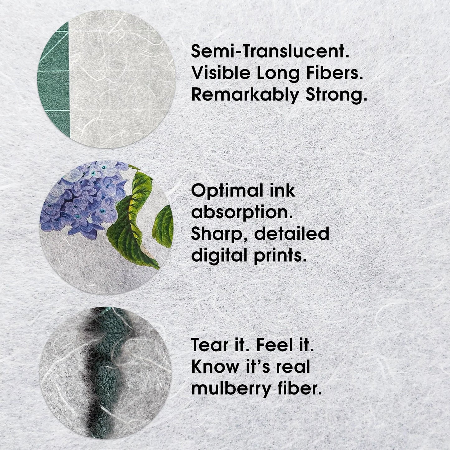 Kozo Studio Unryu Mulberry 30gsm A4 Paper Pack 40 Sheets