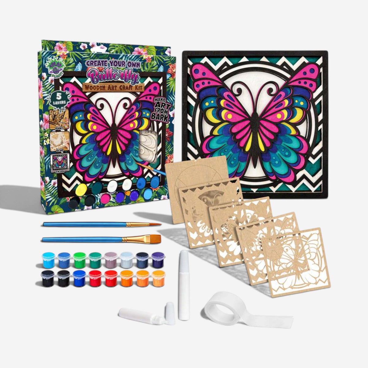 Splat Planet Wooden Art Craft Kit