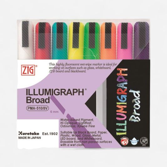 Kuretake ZIG® Illumigraph® Fluorescent Paint Markers