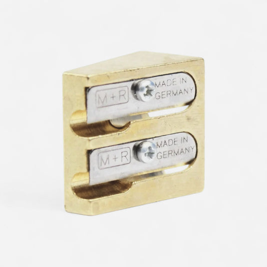 Möbius + Ruppert Double-Barrel Brass Sharpener - Wedge