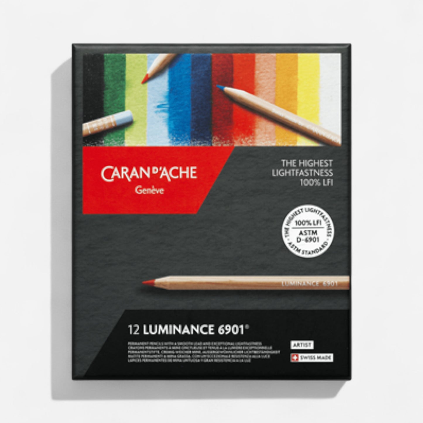 Caran d'Ache Luminance 6901™️ Colour Pencil Set 12