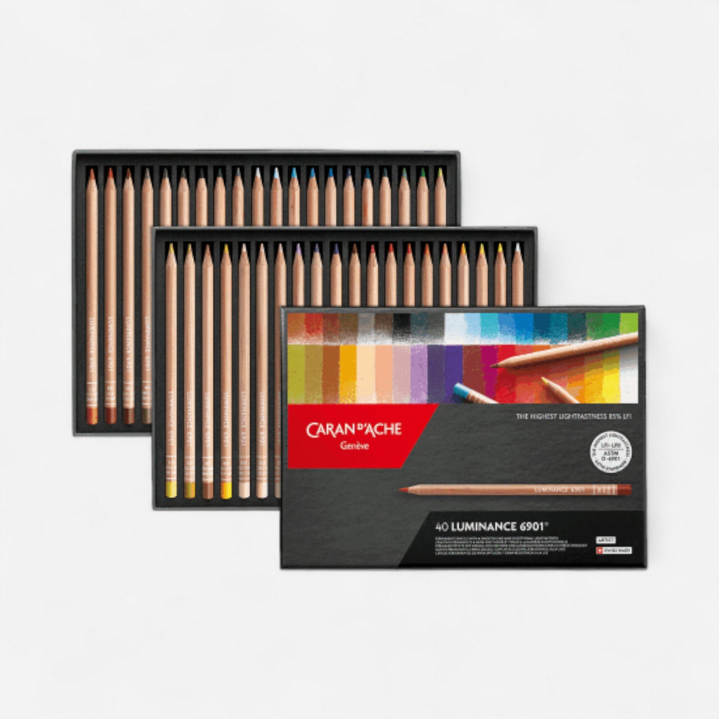 Caran d'Ache Luminance 6901™️ Colour Pencil Set 40