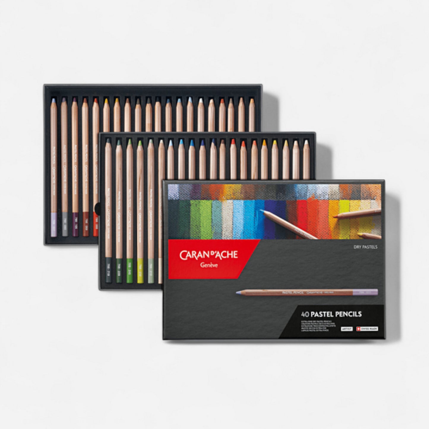 Caran D'Ache Pastel Pencils Set of 40 Colours