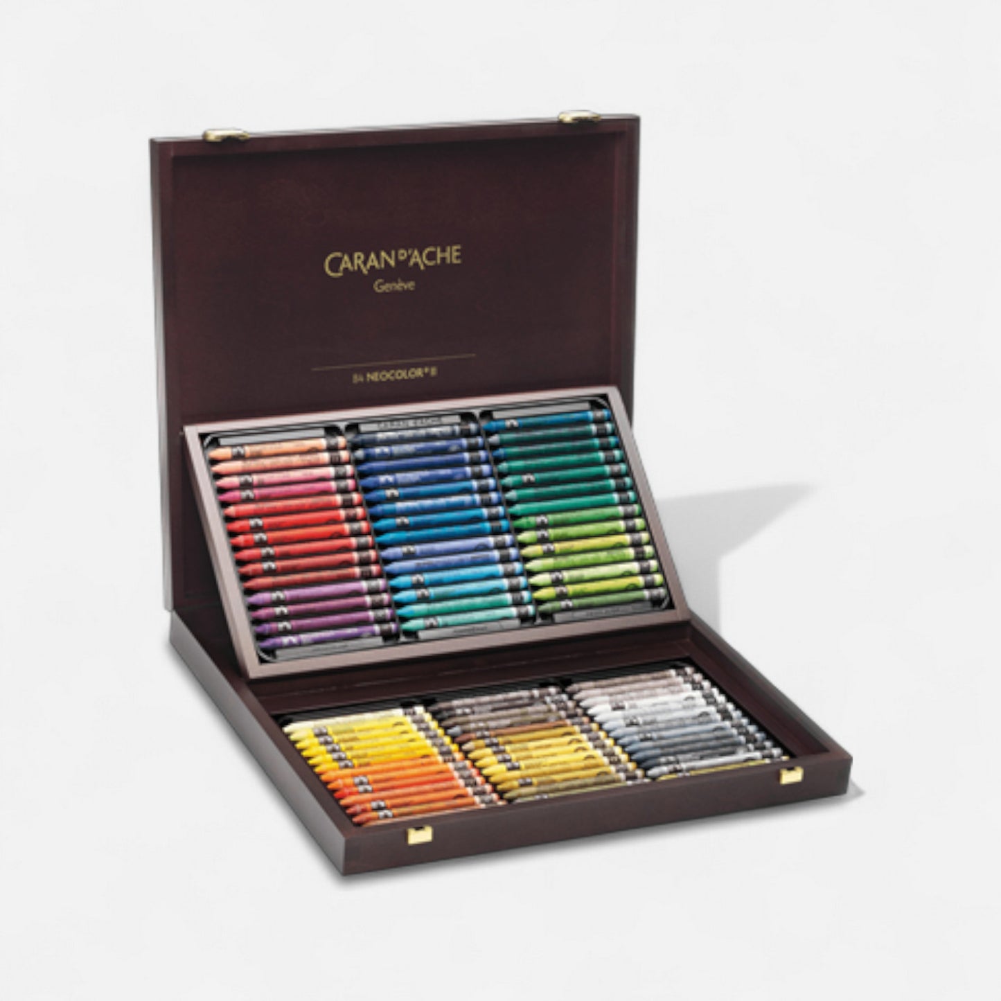 Caran D'Ache Neocolour II Wooden Box Set of 84 Limited Edition