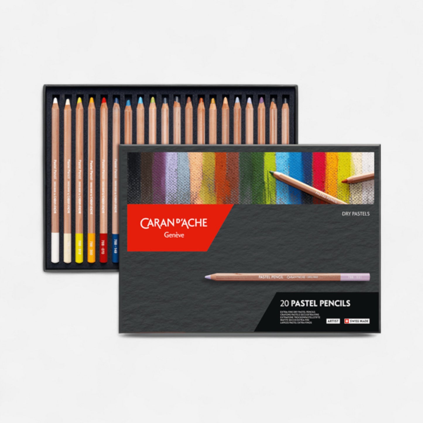 Caran D'Ache Pastel Pencils Set of 20 Colours