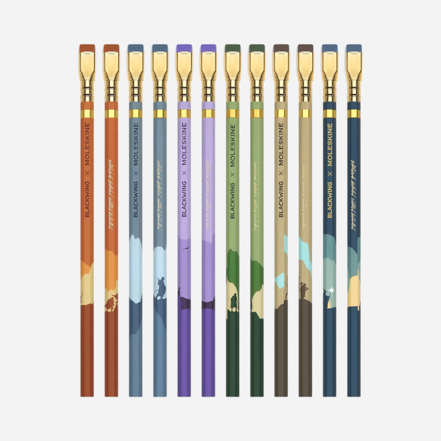 Blackwing x Moleskine Lord of the Rings Edition Pack 12