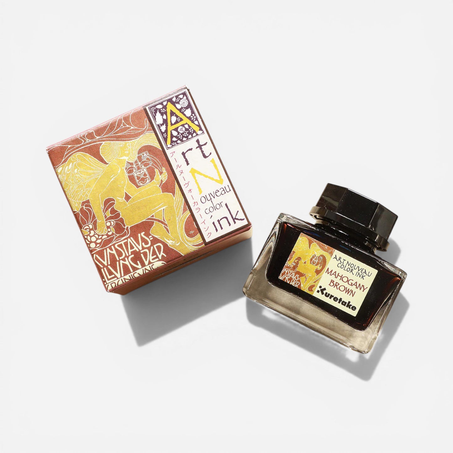 Kuretake Ink-cafe™️ ART NOUVEAU - Mahogany Brown