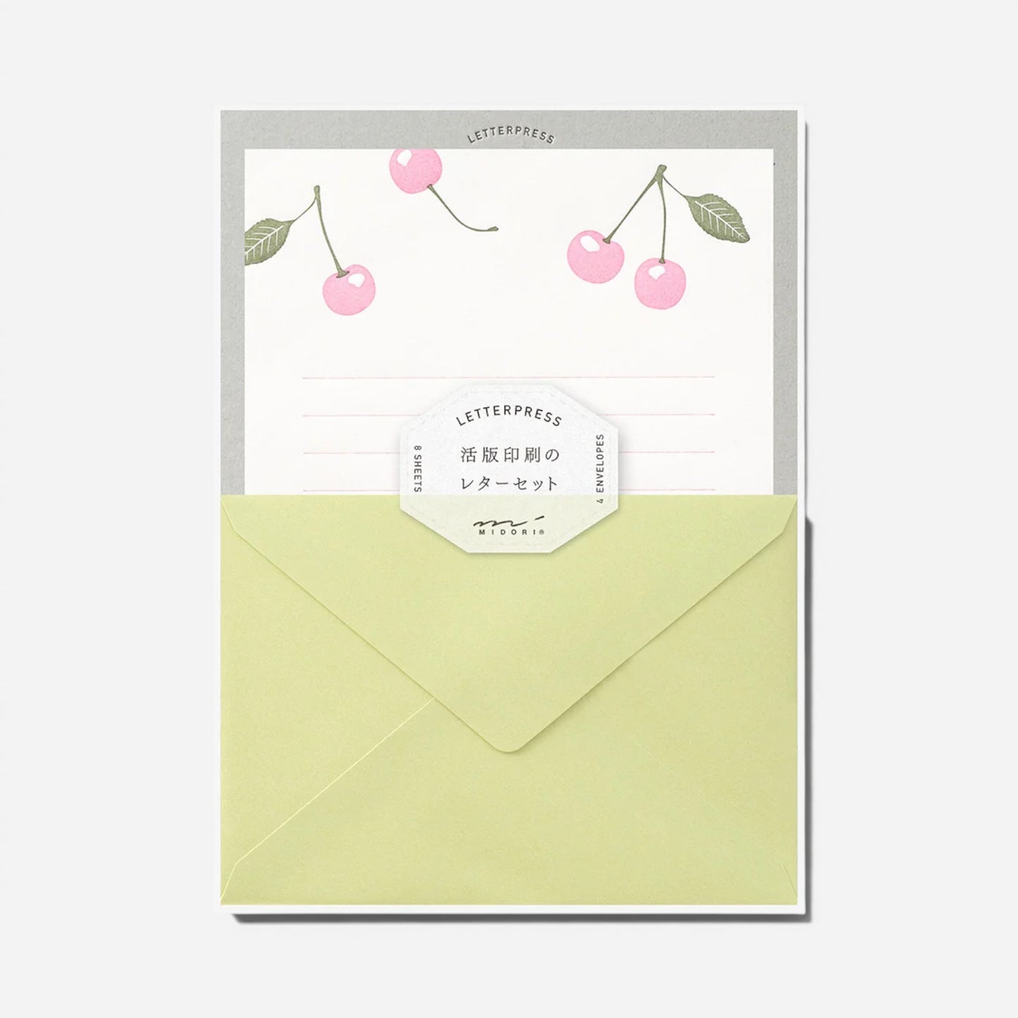 Midori® LETTERPRESS Writing Pad & Envelope Set